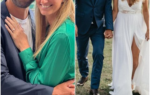 První foto z veselky! Petra Kvitová si tajně vzala svého trenéra
