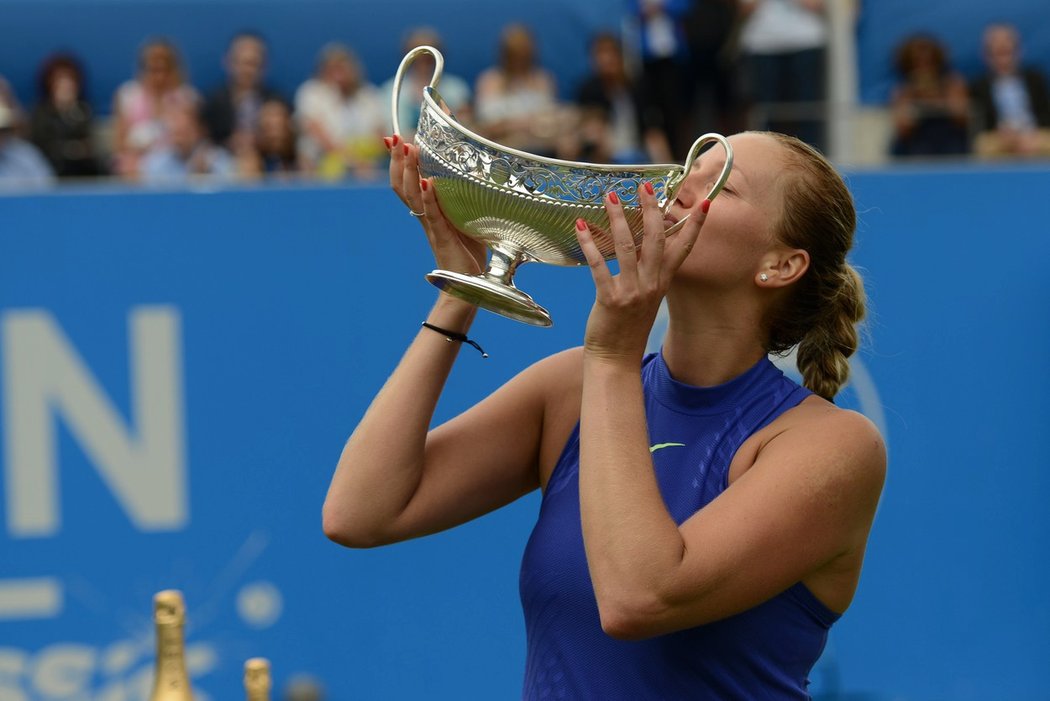 Petra Kvitová získala trofej na turnaji v Birminghamu