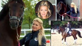 Bývalá misska Minářová má zdravotní komplikace: Její kůň jí poranil záda!