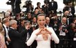 Petra Němcová na festivalu v Cannes