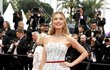 Topmodelka Petra Němcová na festivalu v Cannes 2018. 