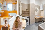 Koupelna obložená sytě oranžovým obkladem byla posledním pozůstatkem stylu 90. let v bytě sympatické herečky a režisérky. Jak si poradila s její rekonstrukcí a kdo jí s ní pomáhal?