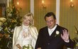 Listopad 2007: Svatba. Byl to fofr, Jiří se v září rozvedl s manželkou Zuzanou a o dva měsíce později už byl v Mariánských Lázních znovu v chomoutu.