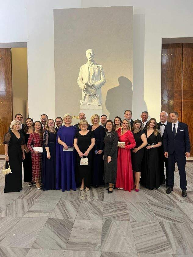 Hejtmanka Petra Pecková (STAN) na předávání státních vyznamenání (28.10.2025) Hejtmanka Petra Pecková (STAN) na předávání státních vyznamenání (28.10.2025)