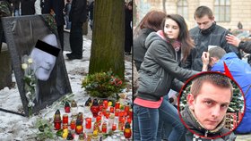 Pro zabitou Petru plakal na jihlavském náměstí i její expřítel Patrik