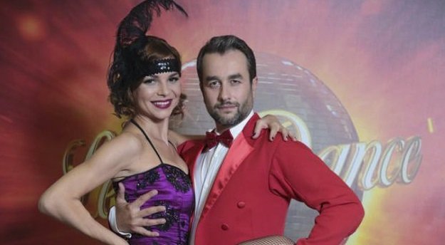 Petra Vajdová s tanečním partnerem v Let&#39;s Dance