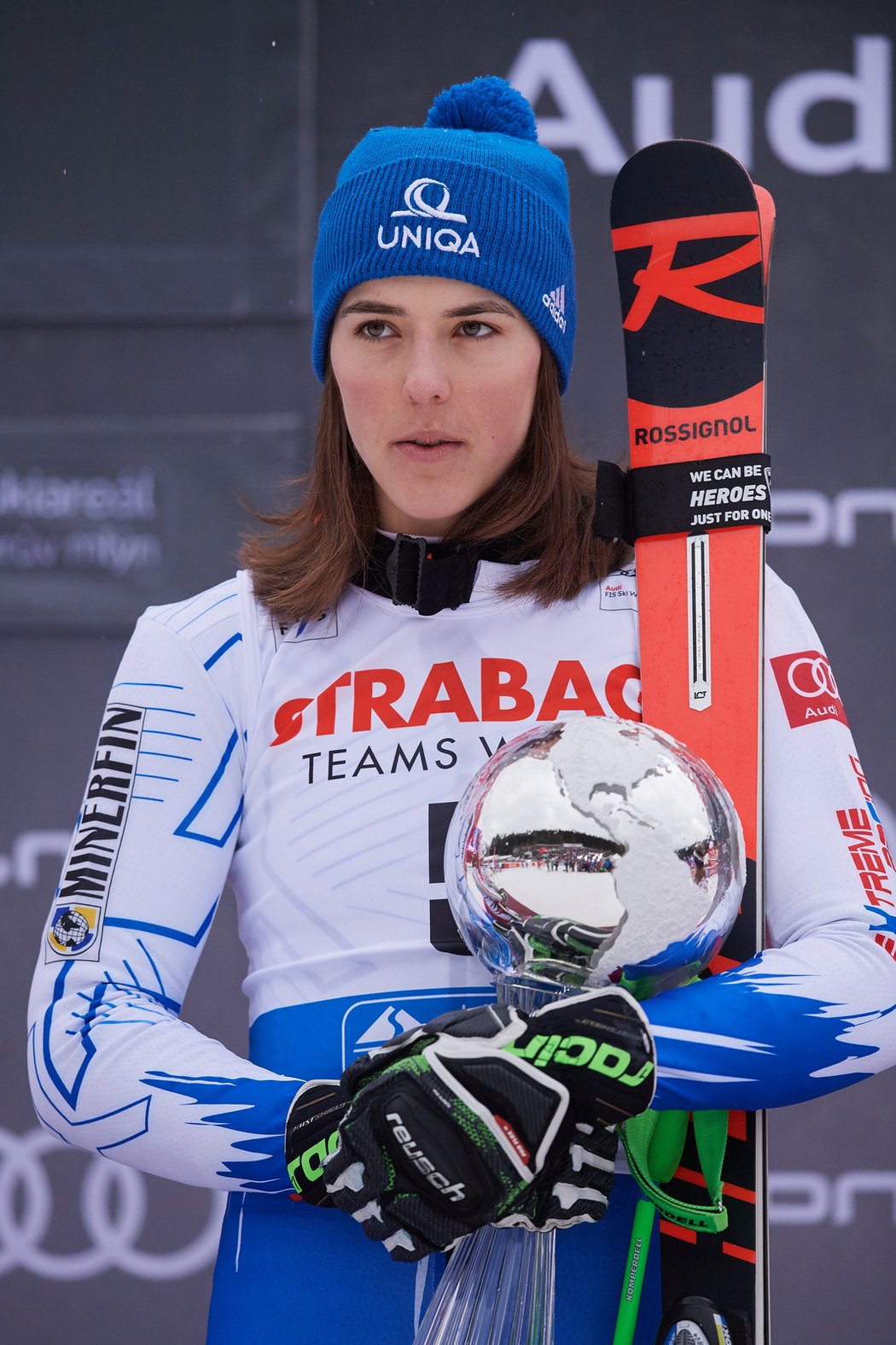 Slovenská lyžařka Petra Vlhová zavítala na mládežnický závod Goralský klobúčik