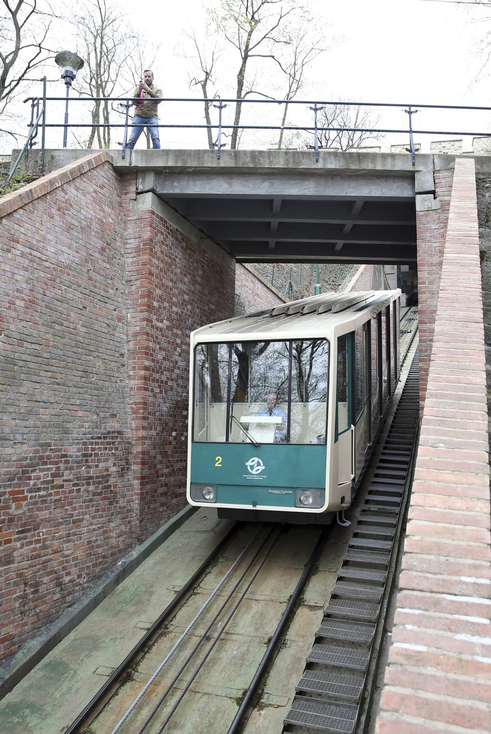 Znovuobnovený provoz lanovky na Petřín