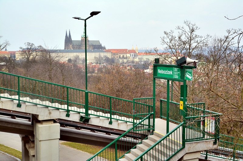 Mezizastávka lanovky