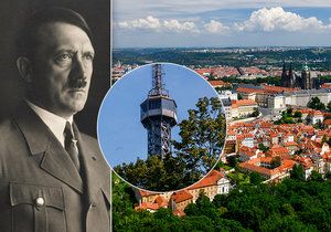 Petřínská rozhledna je jednou z nejznámějších dominant Prahy. Vůdci Třetí říše Adolfu Hitlerovi se ale nelíbila a chtěl ji zbourat.