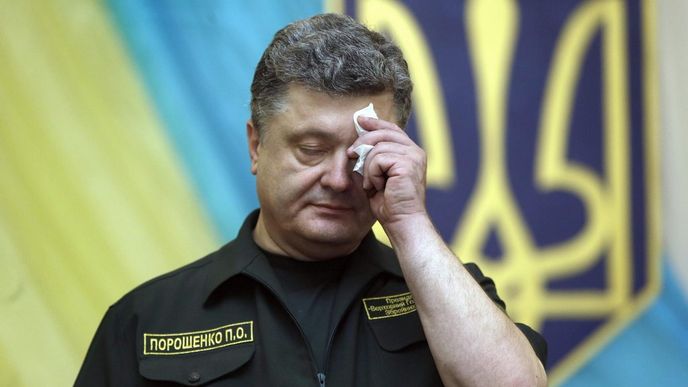 Ukrajina před soudem v Londýně nedokázala uspokojivě vysvětlit, proč nesplatila Rusku dluh tři miliardy dolarů z roku 2013.Na fotce ukrajinský prezident Petro Porošenko.