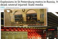 Krvavý útok v pražském metru? Indové si spletli Petrohrad s Prahou