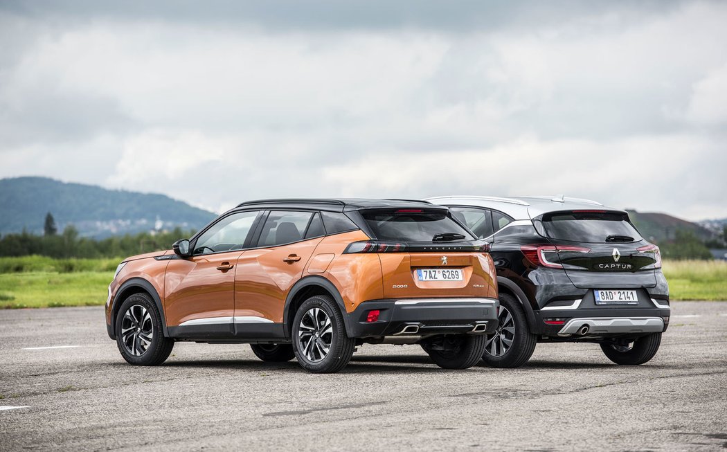 Peugeot 2008 1.2 PureTech vs. Renault Captur 1.3 TCe