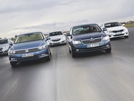 Peugeot 508 2.0 BlueHDI vs. Volkswagen Passat 2.0 TDI vs. Opel Insignia 2.0 CDTI ecoFlex vs. Škoda Superb 2.0 TDI vs. Kia Optima 1.7 CRDi