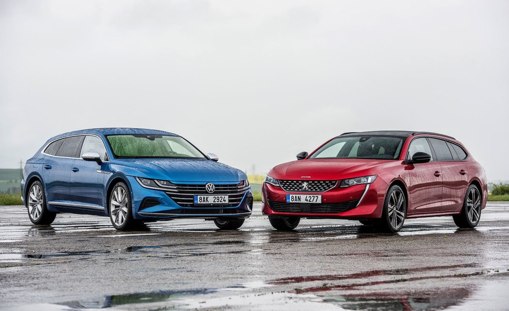 Peugeot 508 SW 1.6 PureTech vs. VW Arteon SB 2.0 TSI