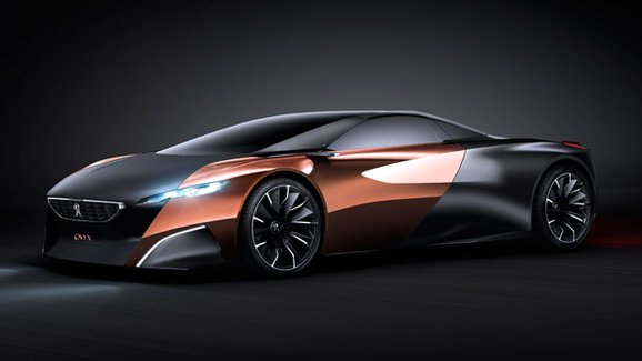 Peugeot Onyx je jméno pro hybridní supersport, tříkolový skútr i jízdní kolo