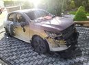 Požár elektromobilu Peugeot e-208