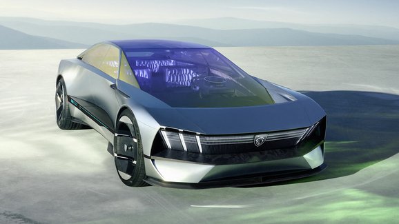 Peugeot Inception láká na vizi budoucnosti, má působivé parametry a podivný interiér