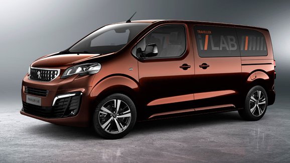 Peugeot Traveller i-Lab je koncept luxusní dodávky pro VIP klienty