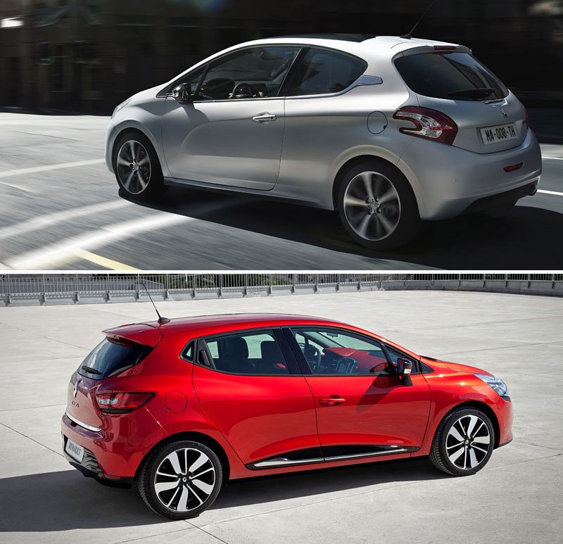 Peugeot 208 vs. Renault Clio