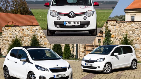 Peugeot 108 vs. Renault Twingo vs. Škoda Citigo: Co koupit?