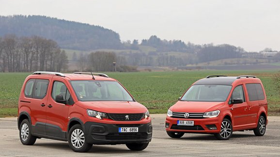 TEST Peugeot Rifter 1.5 BlueHDi vs. Volkswagen Caddy 2.0 TDI – Osobní dodávky lepší než MPV?