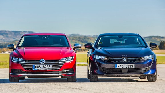 TEST Peugeot 508 2.0 BlueHDi EAT8 vs. VW Arteon 2.0 TDI DSG – Umělecký dress code