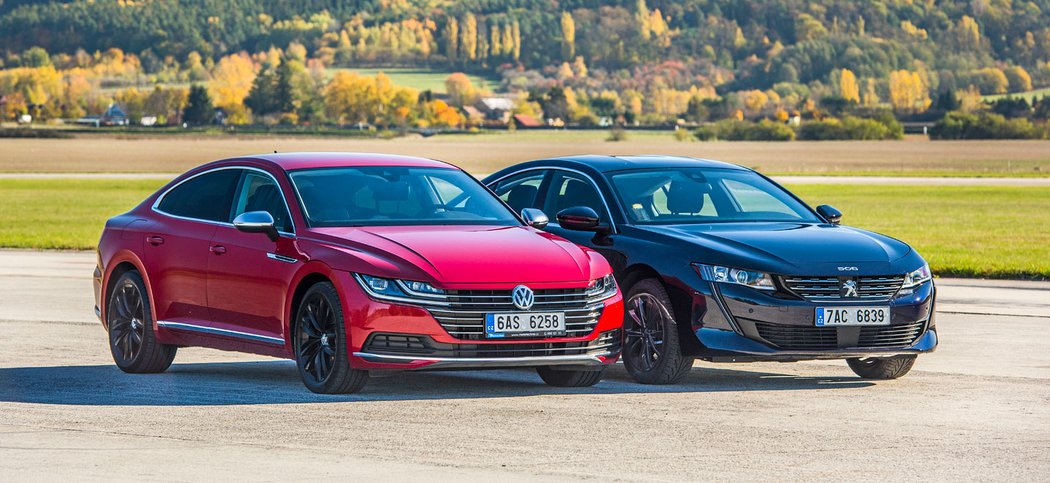 Peugeot 508 2.0 BlueHDi EAT8 vs. VW Arteon 2.0 TDI DSG