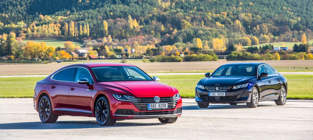 Peugeot 508 2.0 BlueHDi EAT8 vs. VW Arteon 2.0 TDI DSG