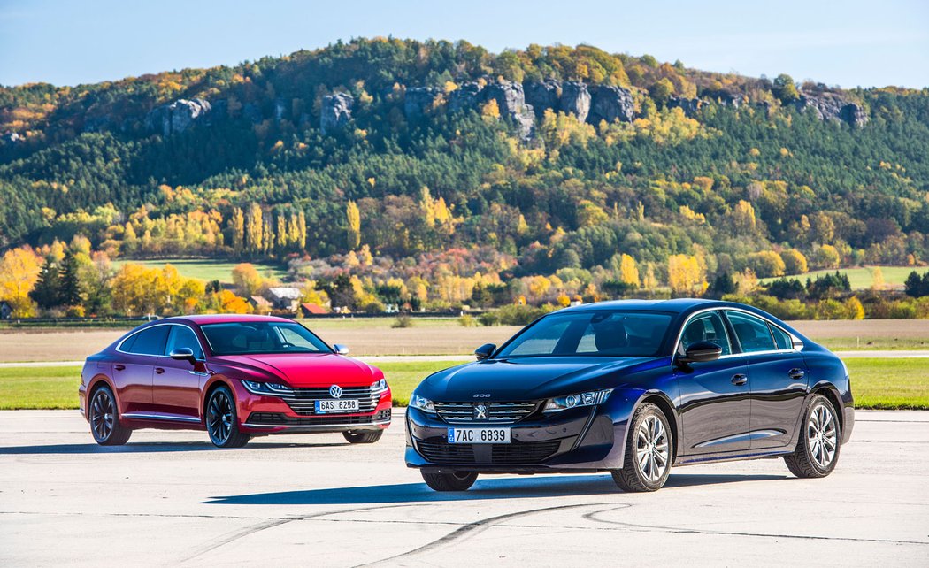 Peugeot 508 2.0 BlueHDi EAT8 vs. VW Arteon 2.0 TDI DSG