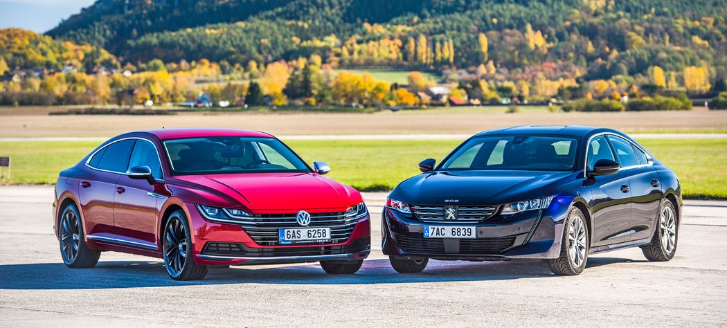 Peugeot 508 2.0 BlueHDi EAT8 vs. VW Arteon 2.0 TDI DSG