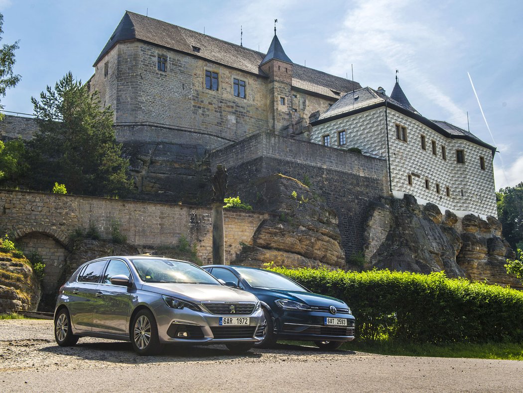 Peugeot 308 1.5 BlueHDi vs. VW Golf 1.5 TSI