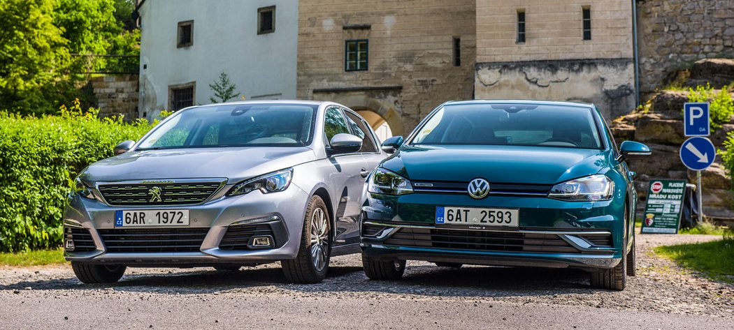 Peugeot 308 1.5 BlueHDi vs. VW Golf 1.5 TSI