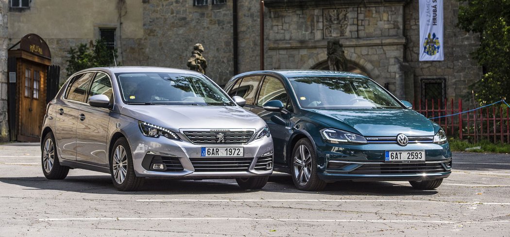 Peugeot 308 1.5 BlueHDi vs. VW Golf 1.5 TSI