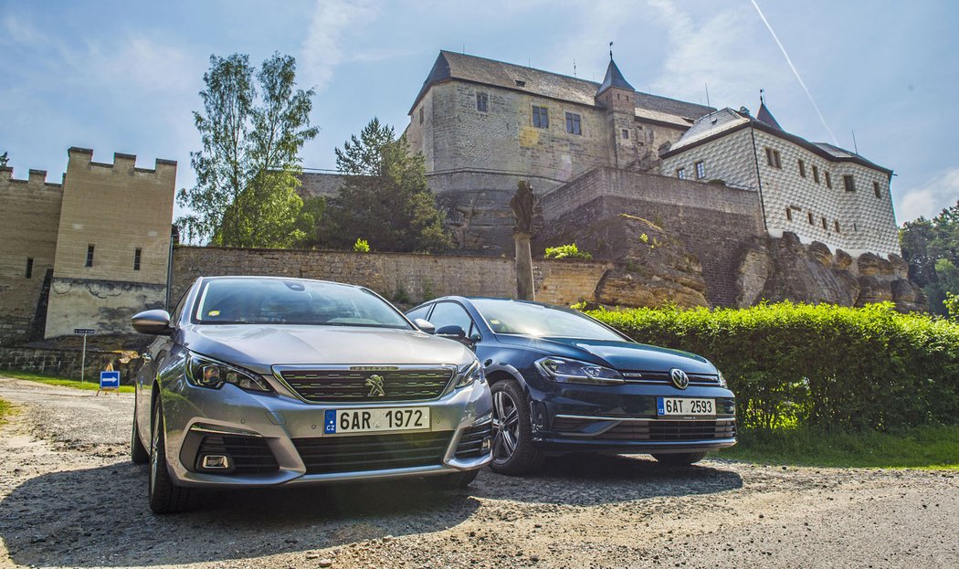 Peugeot 308 1.5 BlueHDi vs. VW Golf 1.5 TSI