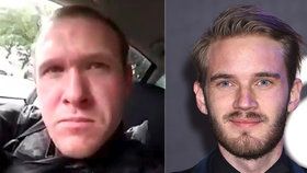 Střelec Brenton Tarrant před vražděním v mešitě jmenoval youtubera PewDiePie.