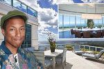 Pharrell Williams prodává svůj luxusní střešní byt v Miami s výhledem na oceán.