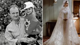 Tajemství svatebních šatů dcery Phila Collinse: Šili je 200 hodin!