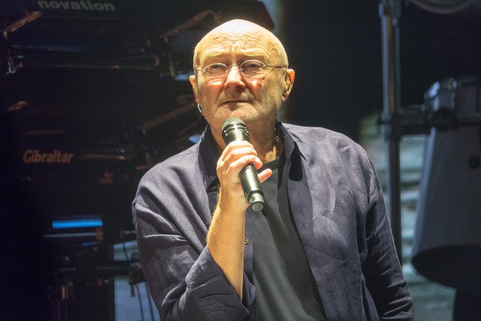 Britský zpěvák Phil Collins