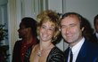Phil Collins s bývalou manželkou Jill Tavelman