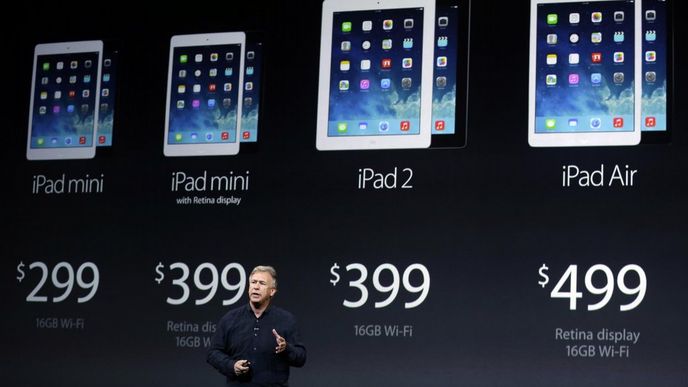 Phil Schiller, viceprezident Apple představuje nové produkty