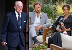Princ Philip nechápal, proč Meghan s Harrym "perou špinavé prádlo" na veřejnosti