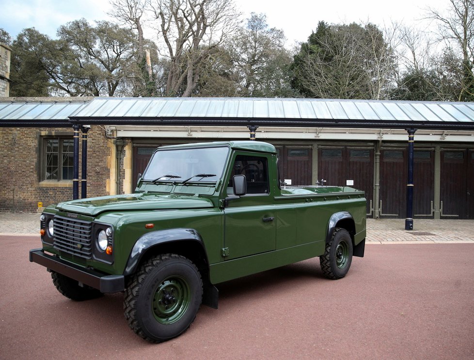 pravený vůz britské značky Land Rover, na jehož designu a technických úpravách se&nbsp;Philip&nbsp;osobně podílel