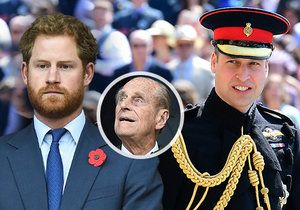 Pohřeb prince Philipa: William bude mít uniformu a Harry ne!