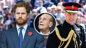 Pohřeb prince Philipa: William bude mít uniformu a Harry ne!