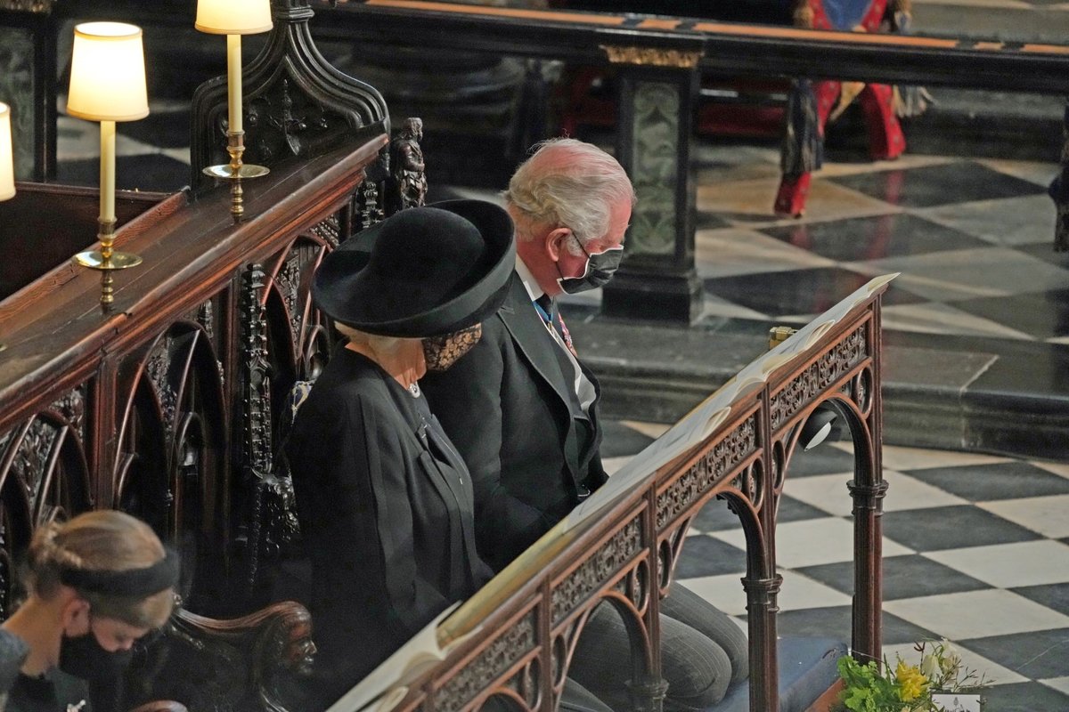 Pohřeb prince Philipa: Charles a Camilla