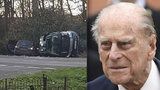 Princ Philip (97) měl autonehodu! Land Rover převrátil na bok! Je hluboce otřesen