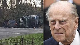 Princ Philip měl autonehodu.