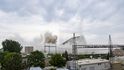 Odstřel chladicích věží jaderné elektrárny Philippsburg