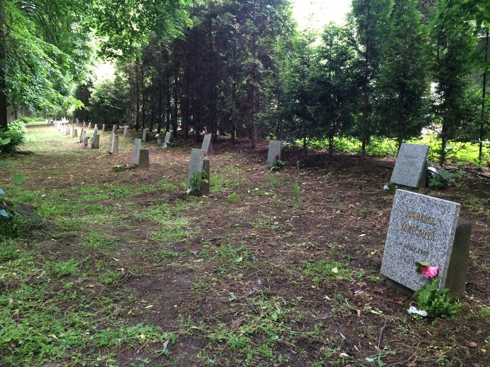 Dětské hroby symbolizují zrůdnost minulého režimu.